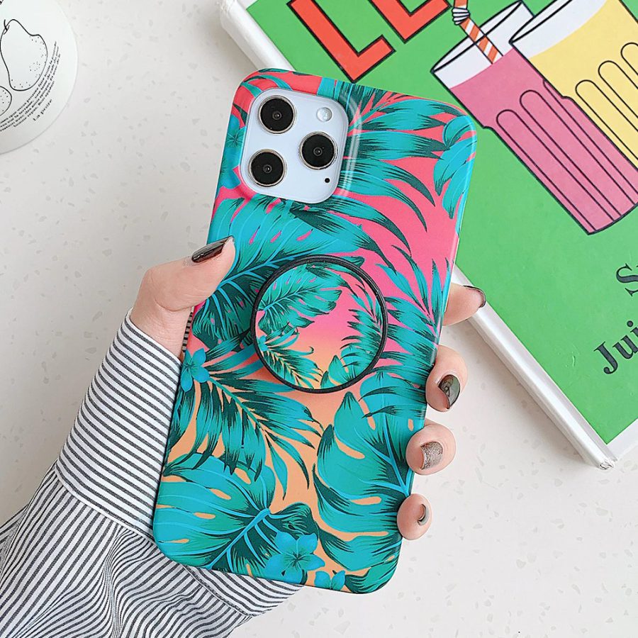 leaves print iphone 11 pro max case