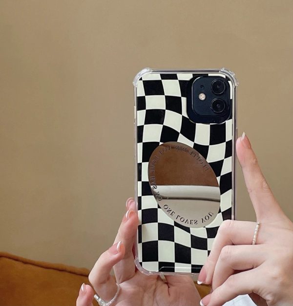 Chessboard Mirror iPhone 12 Case