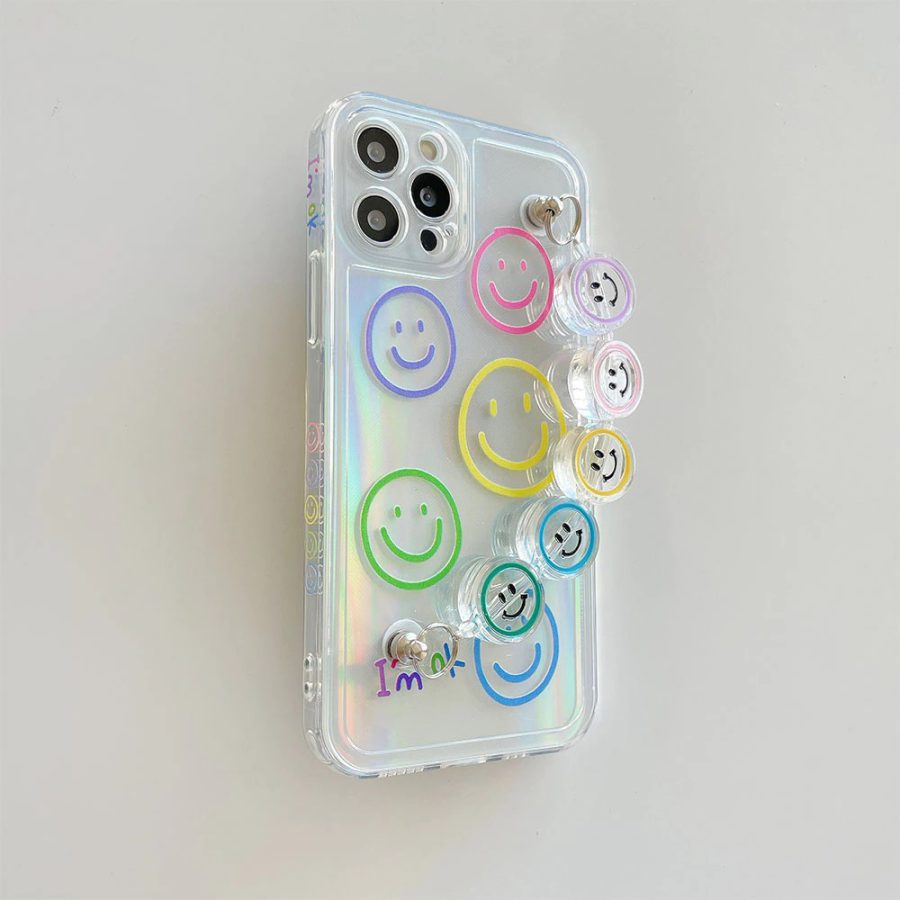 Smiley Face Chain iPhone 11 Cases - ZiCASE
