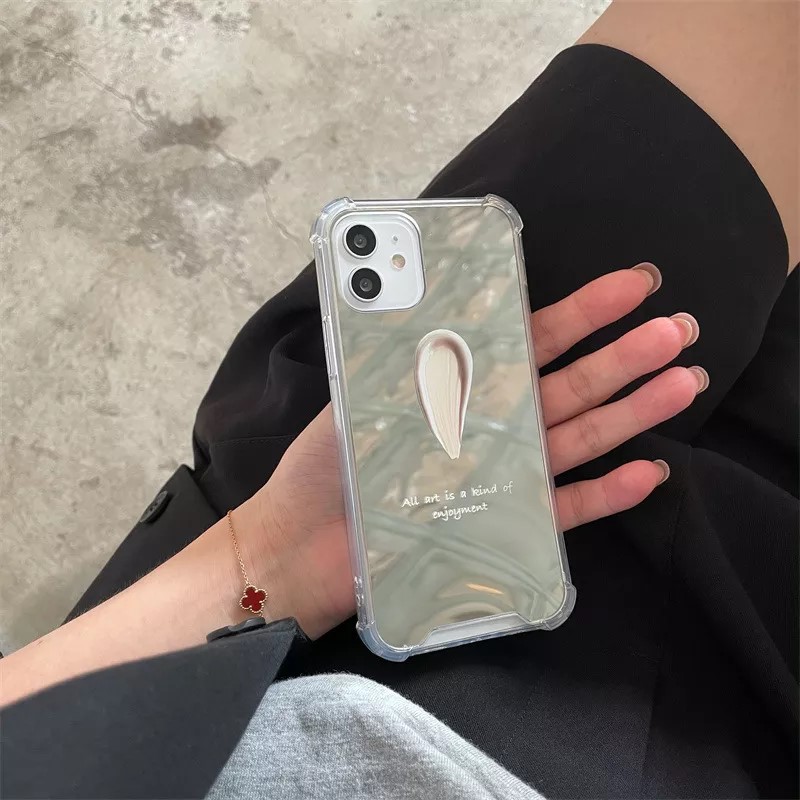 Skin Cream Mirror iPhone 12 Case