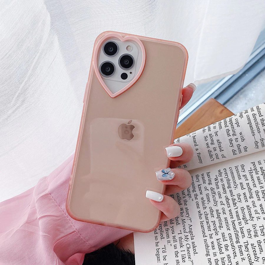 3D Pink Light Heart iPhone Case - ZiCASE