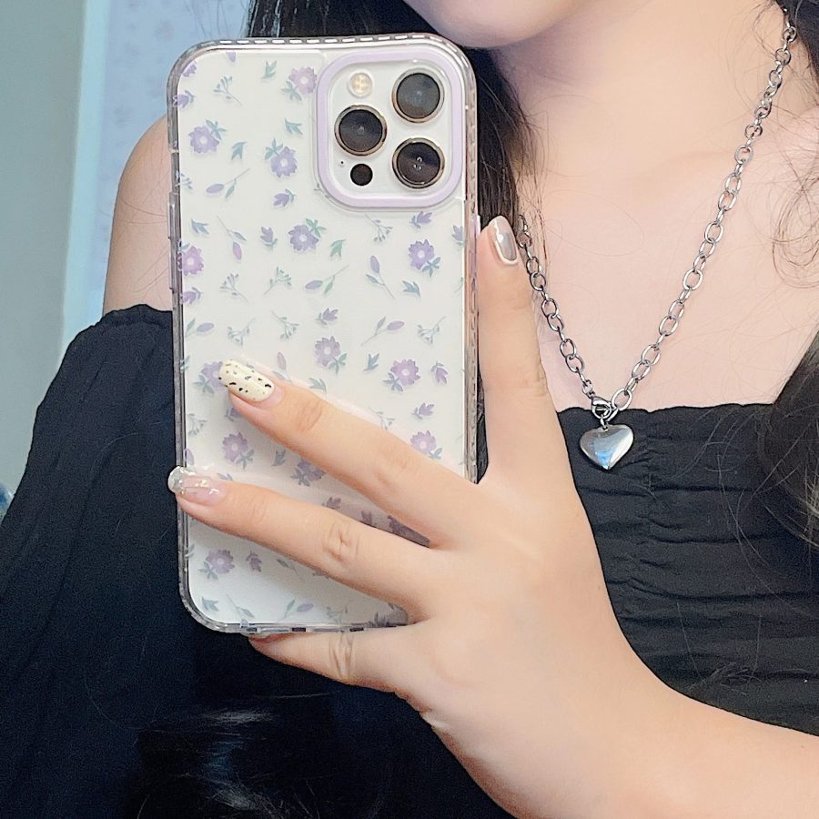 Lilac Floral iPhone Case - ZiCASE
