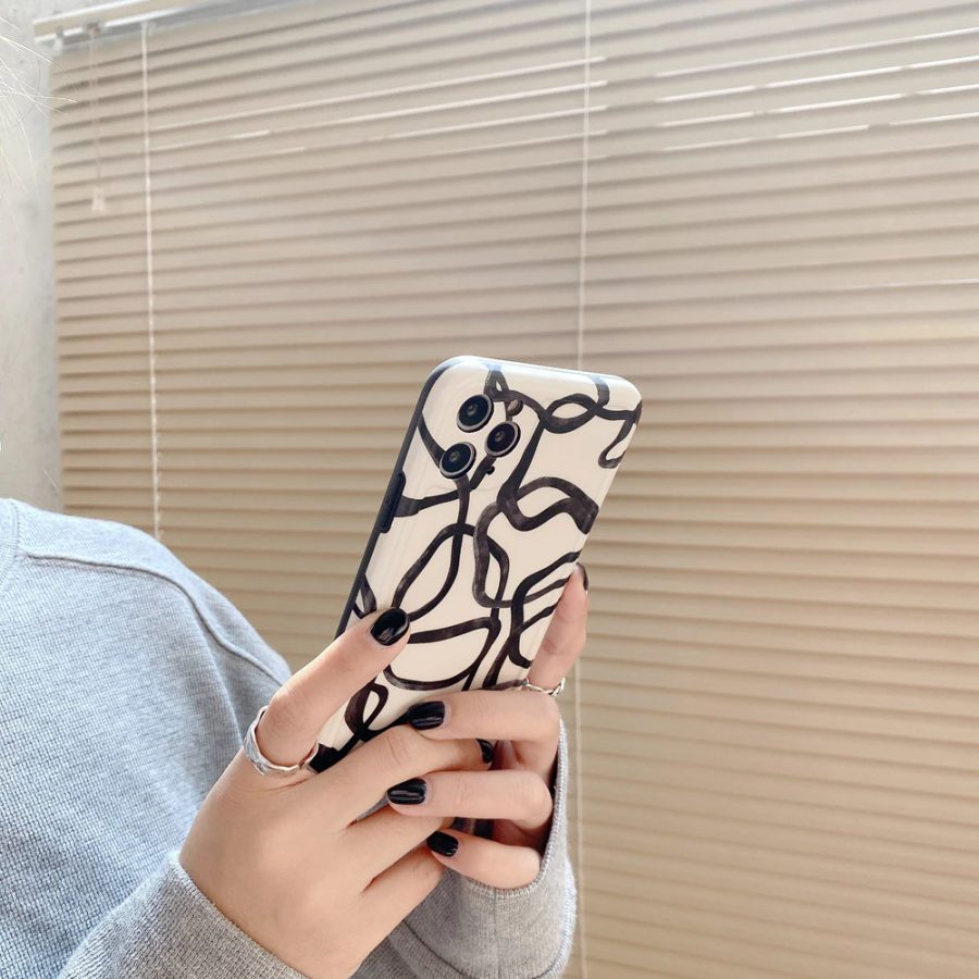 Line Drawing iPhone 12 Case - ZiCASE
