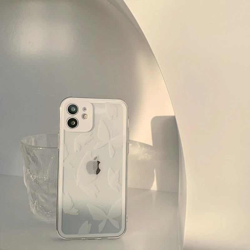 White Butterflies iPhone 13 Case
