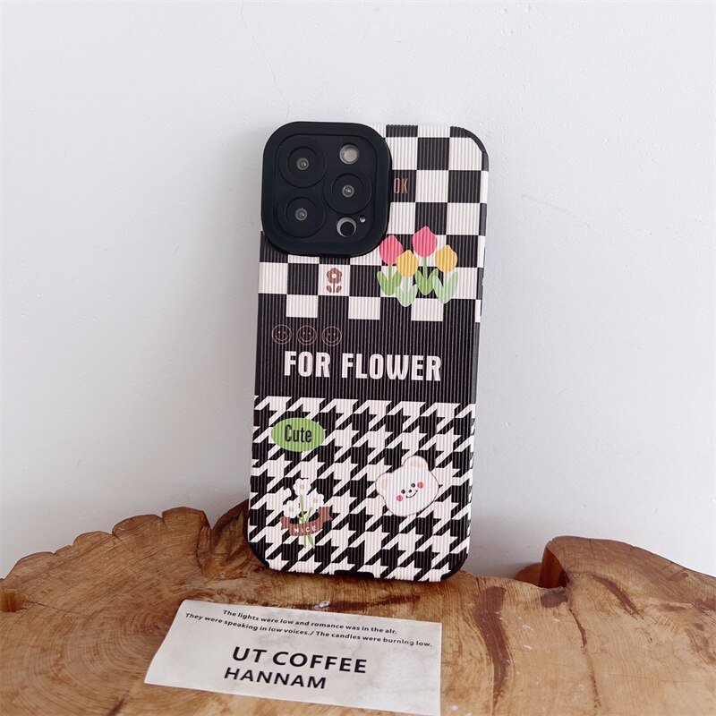 Floral & Houndstooth iPhone 11 Pro Max Case - ZiCASE
