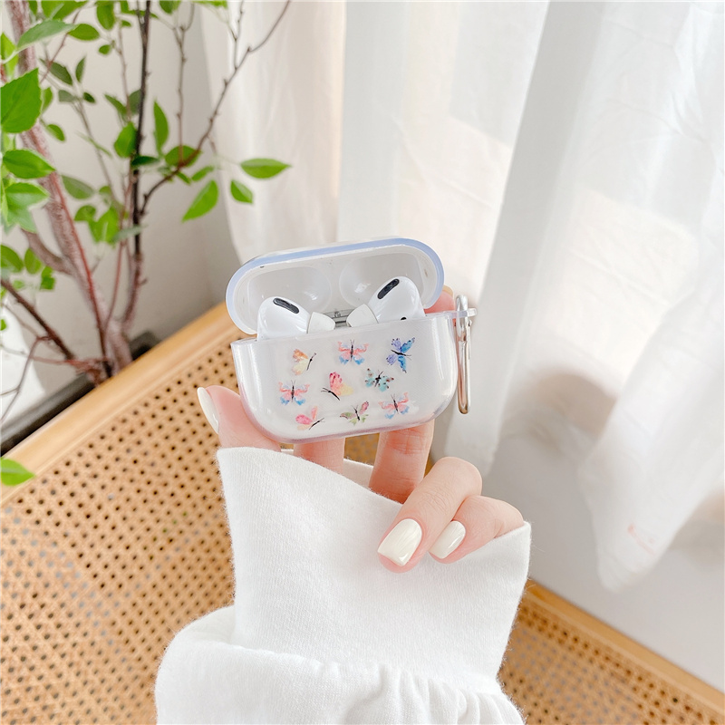 Butterfly Print AirPod Case