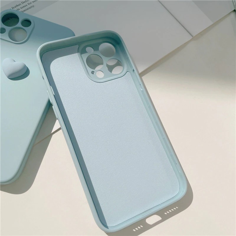 Minimal Blue Heart iPhone 13 Pro Max Case - ZiCASE