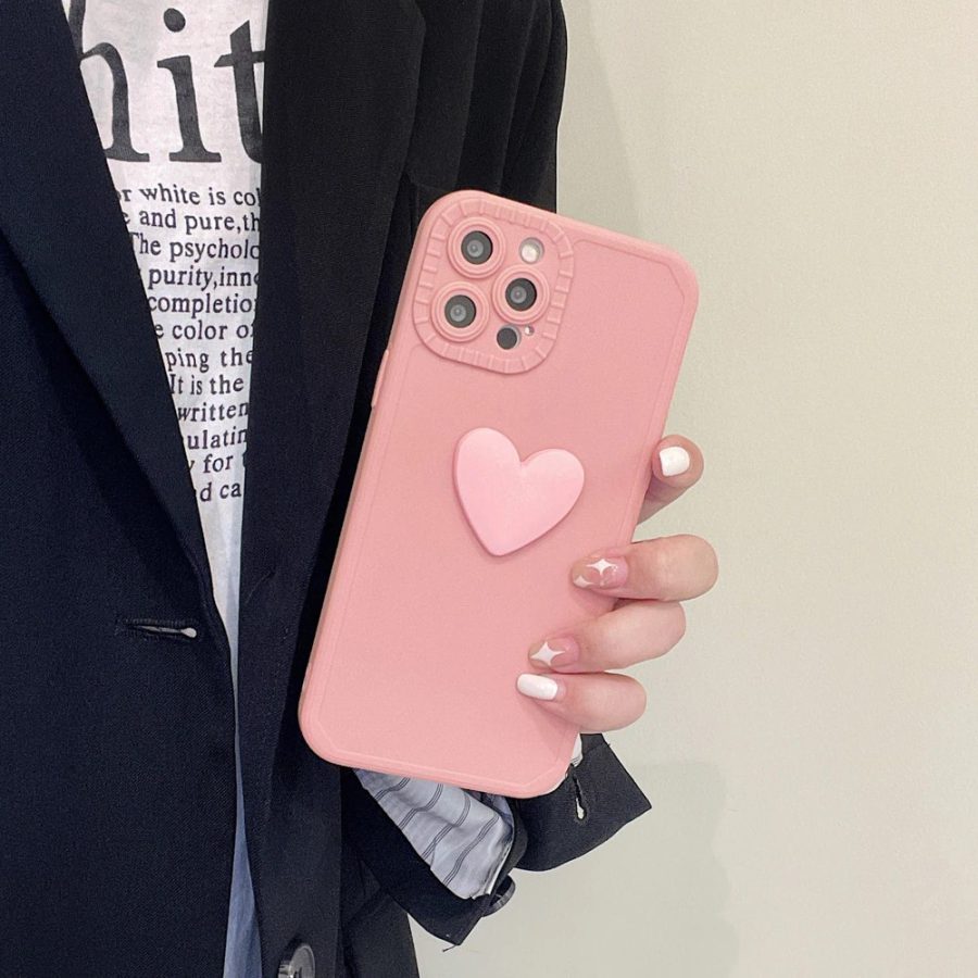 Pink Heart iPhone 12 Pro Max Case - ZiCASE
