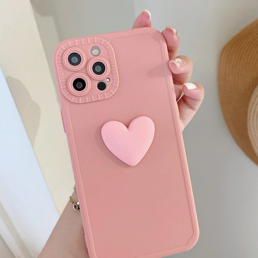 Pink Heart iPhone 13 Pro Max Case - ZiCASE