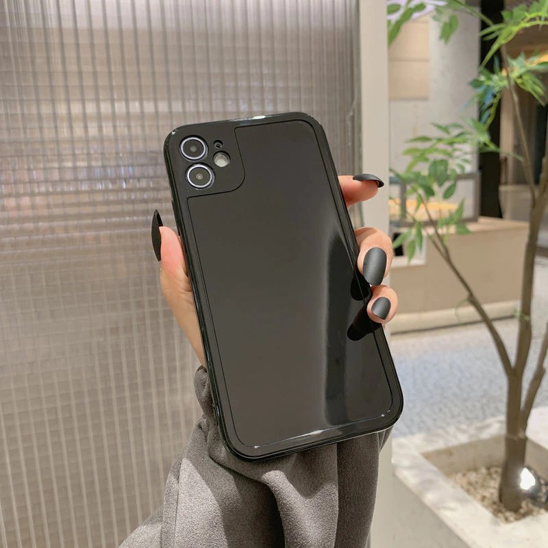 Minimal Black iPhone Case