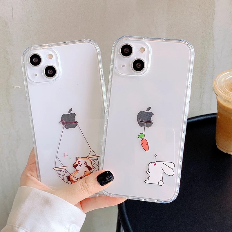 Clear Rabbit & Fox iPhone 14 Cases