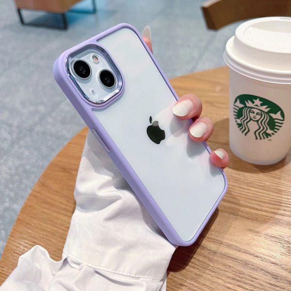 Metal Protective Purple iPhone Case