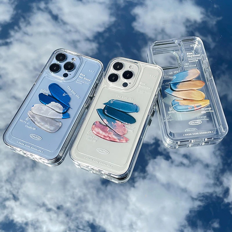 Abstract Clear iPhone Cases