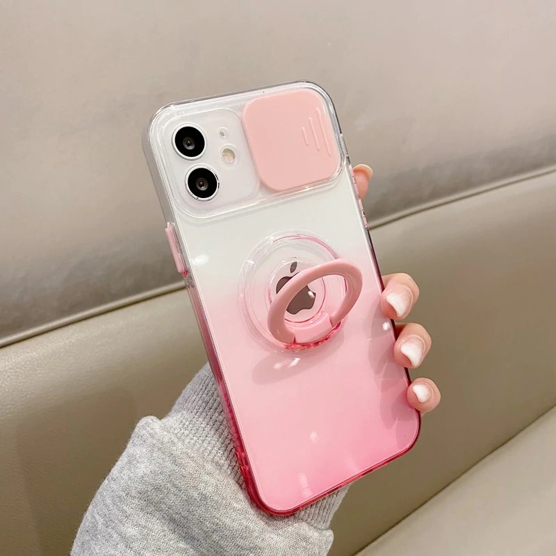 Gradient Protective Pink iPhone Case