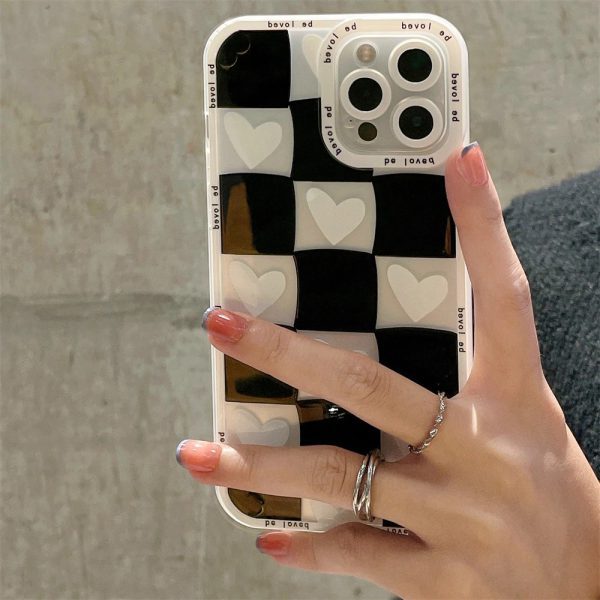 Checkered Hearts iPhone 13 Pro Max Case