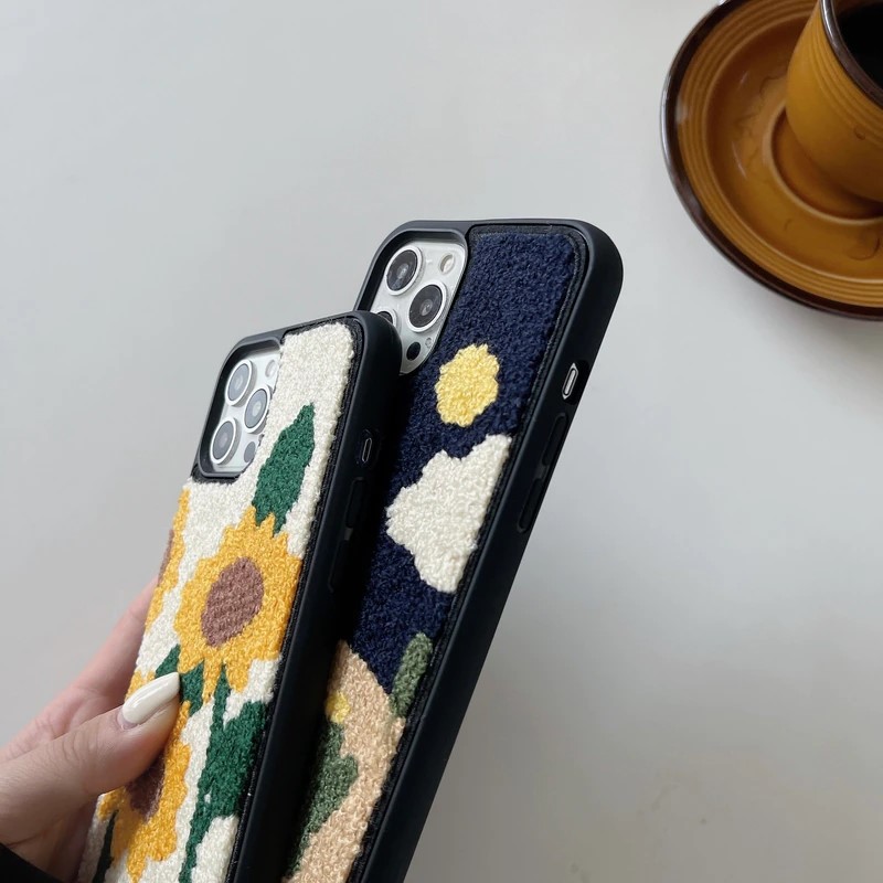 Embroidery Landscape iPhone Cases