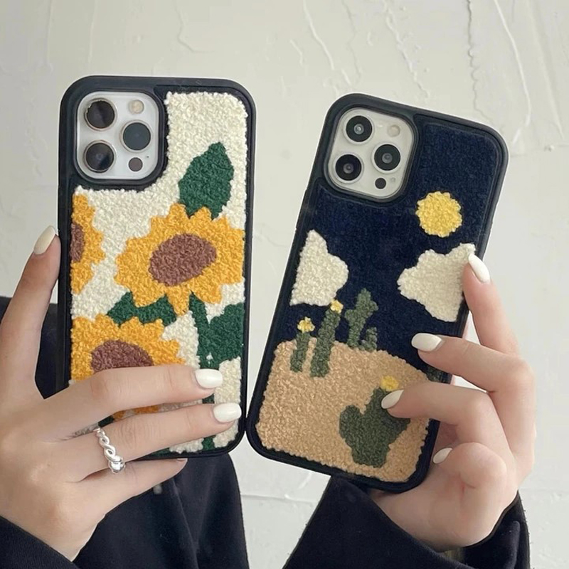 Embroidery Landscape iPhone Case