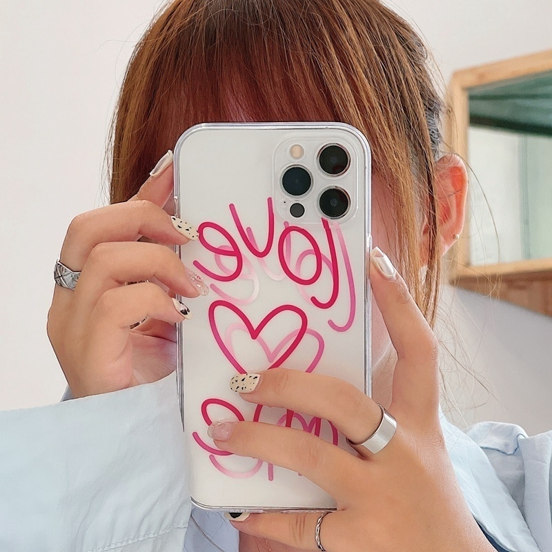 Pink Love iPhone 14 Pro Max Case