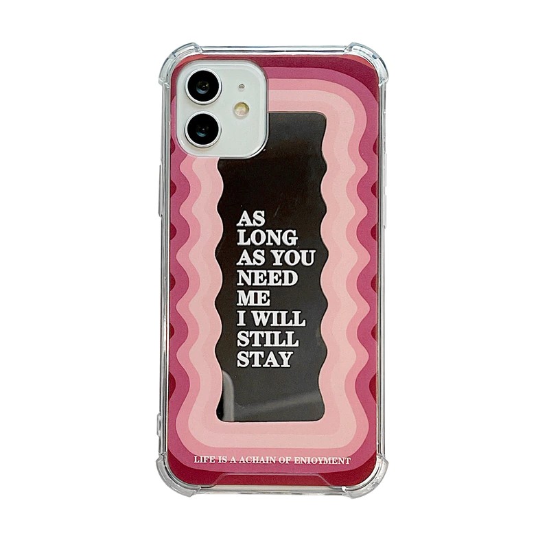 Pink Abstract Mirror iPhone 11 Case