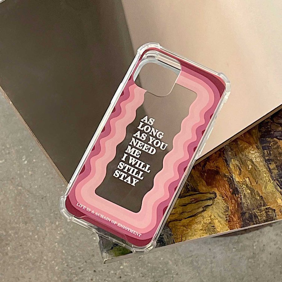 Pink Mirror iPhone 14 Pro Max Case