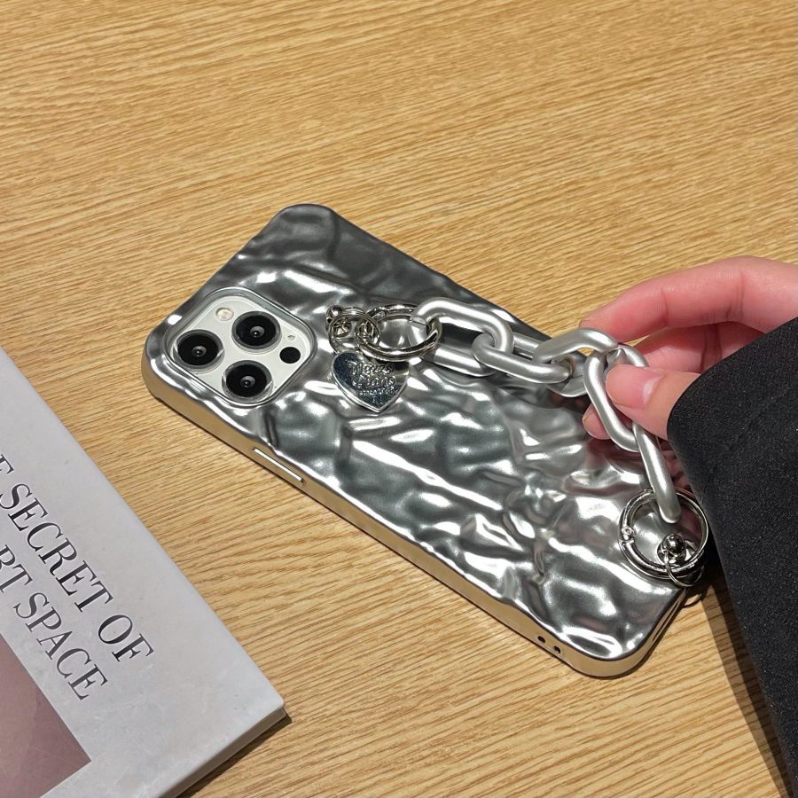 Silver Metal iPhone 12 Pro Max Case