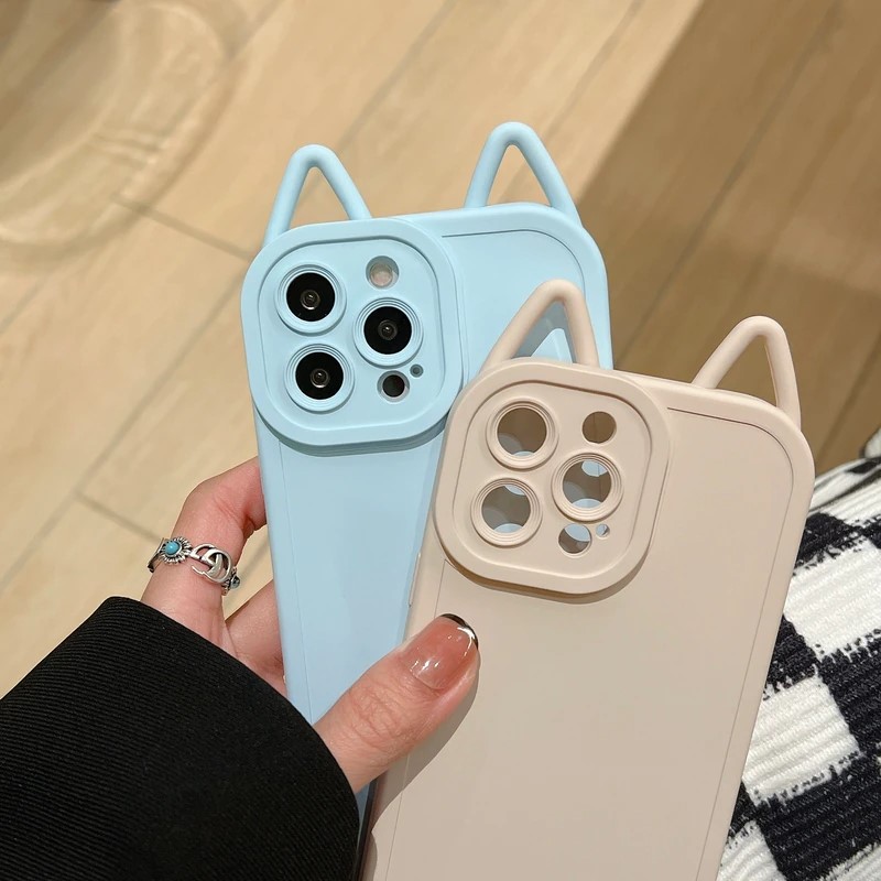 3D Pastel Cat iPhone XR Case