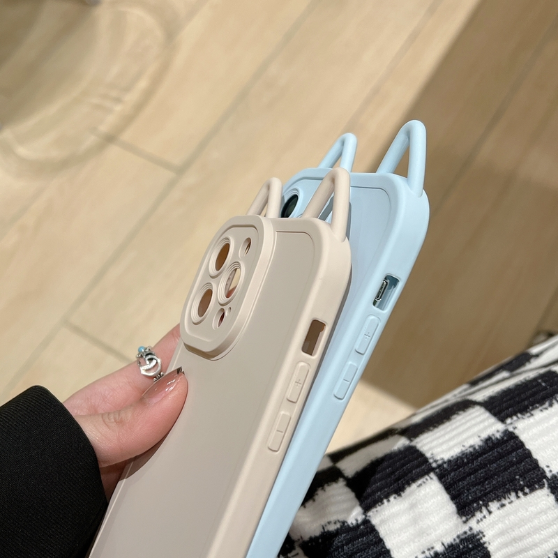 3D Pastel Cat iPhone Case