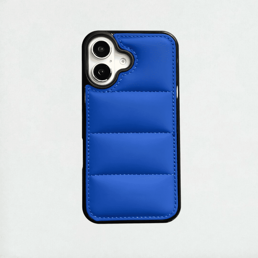 The Puffer iPhone 16 Case - Blue