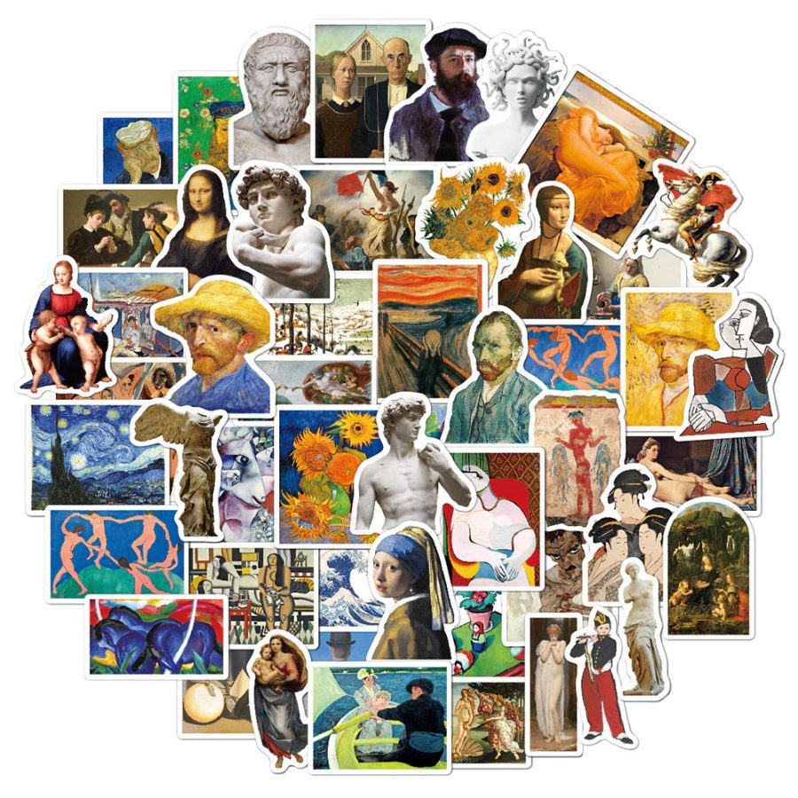Famous Painting Stickers