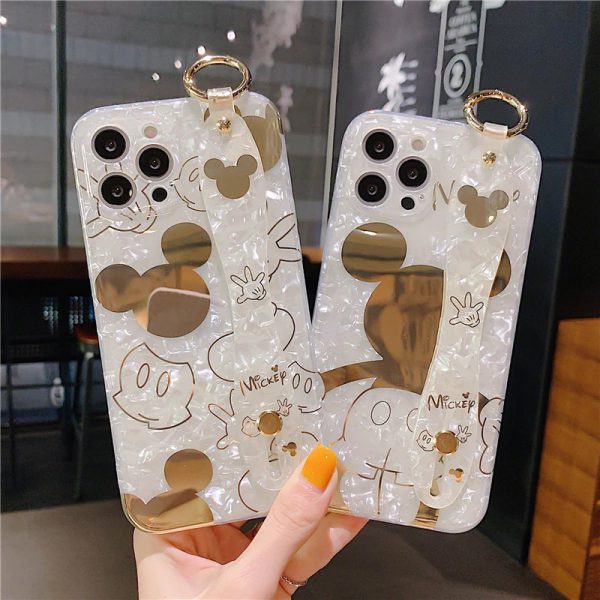 Mickey Mouse Wrist Strap iPhone Case