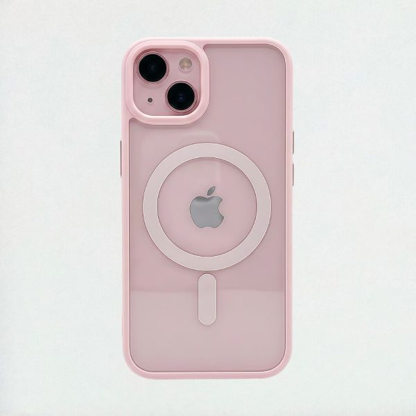 Minimalist MagSafe iPhone Case in Pink
