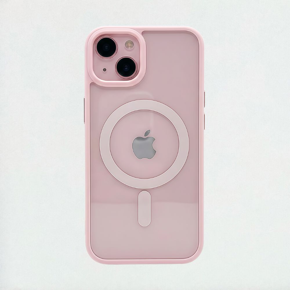 Minimalist MagSafe iPhone Case in Pink