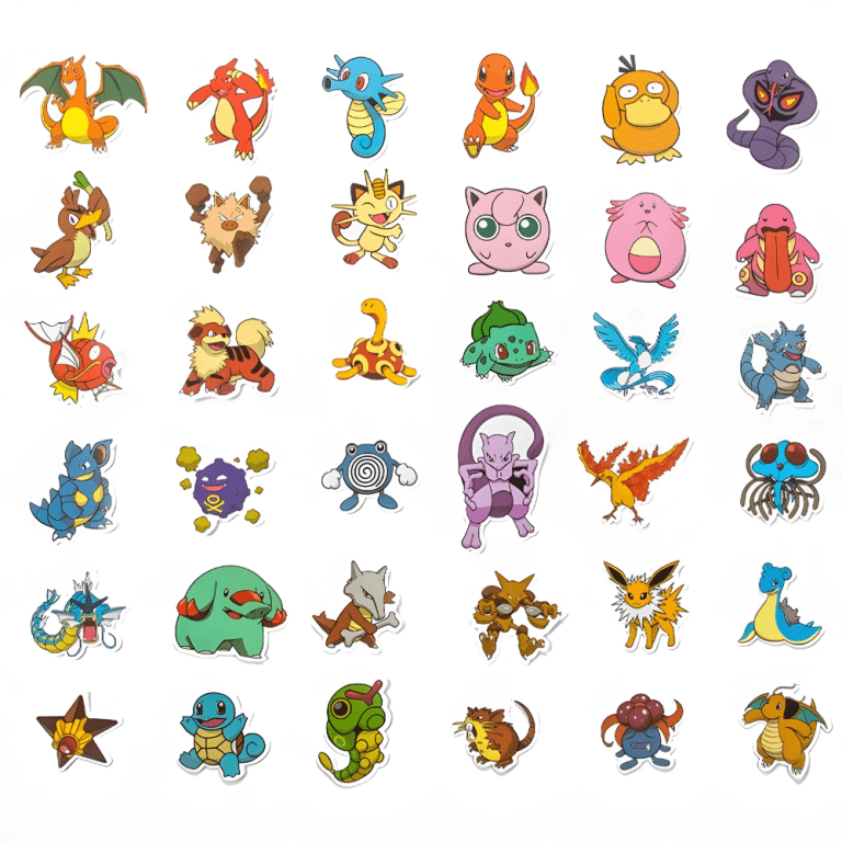 Pokemon Stickers - ZiCASE