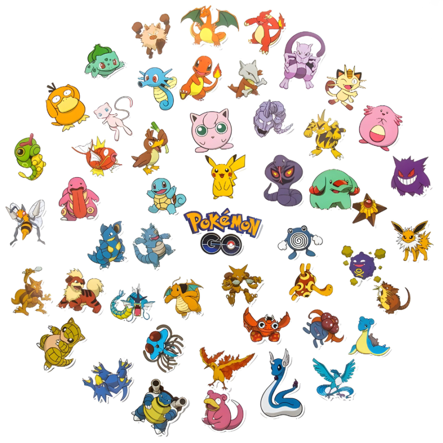 Pokémon Characters Vinyl Stickers