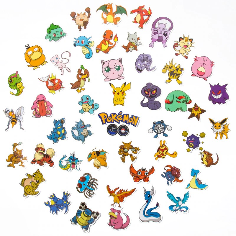 Pokemon Characters Stickers