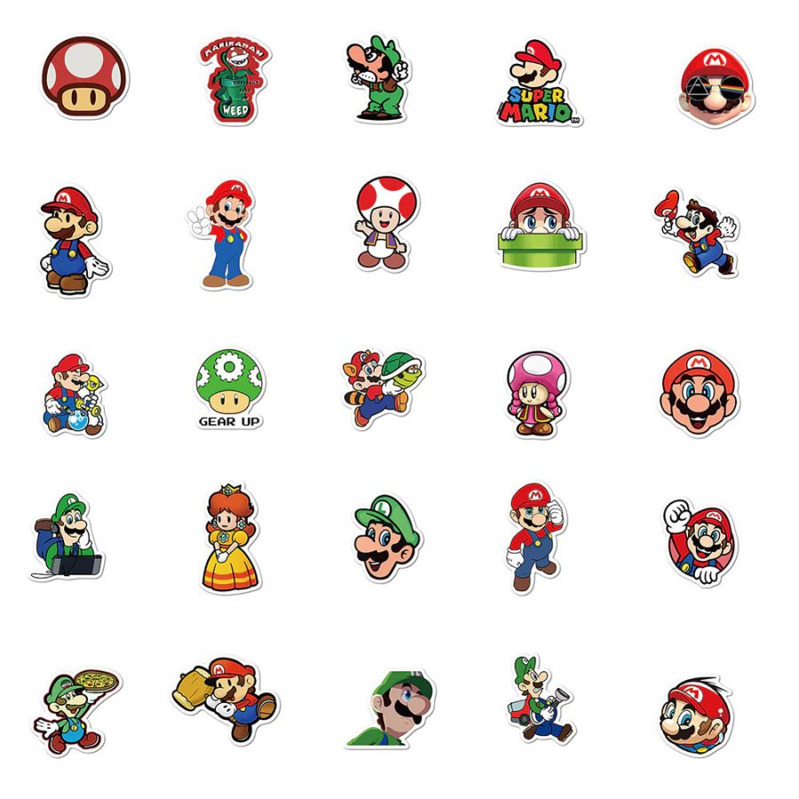Super Mario Stickers - ZiCASE