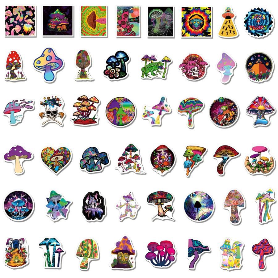 Mushroom Stickers Vinyl
