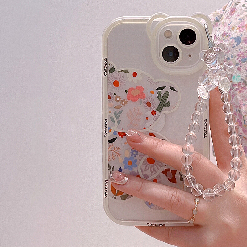 Cute 3D Teddy Bear iPhone Case