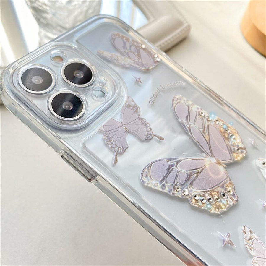 Drawing Butterflies iPhone 13 Pro Max Case