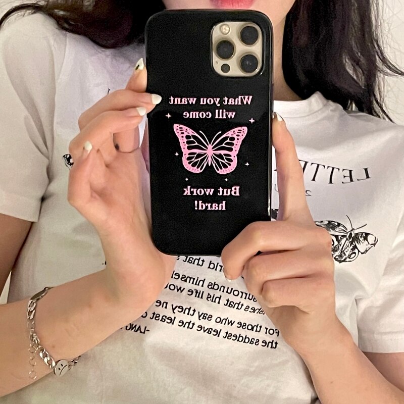 Glossy Butterfly iPhone 12 Pro Max Case