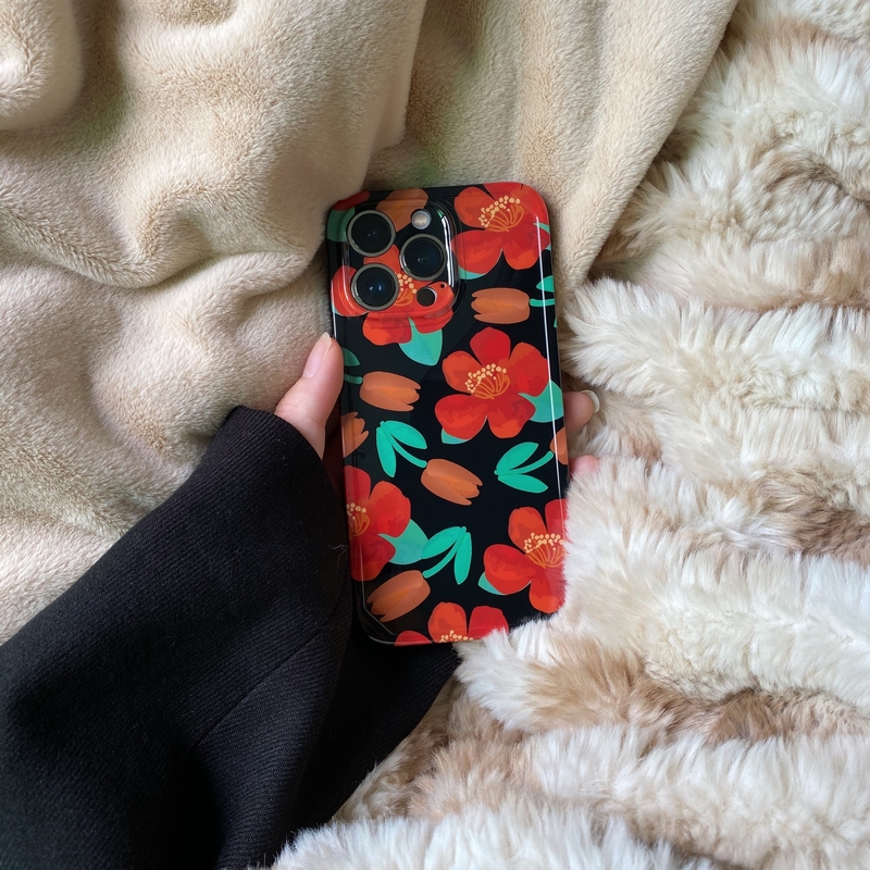 Glossy Rose iPhone 13 Case