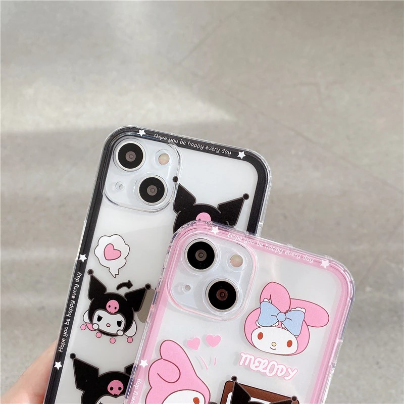 Kuromi & Melody iPhone Cases