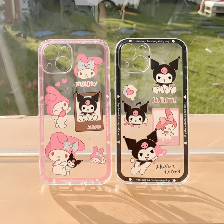 Sanrio Character My Melody and Kuromi iPhone Cases