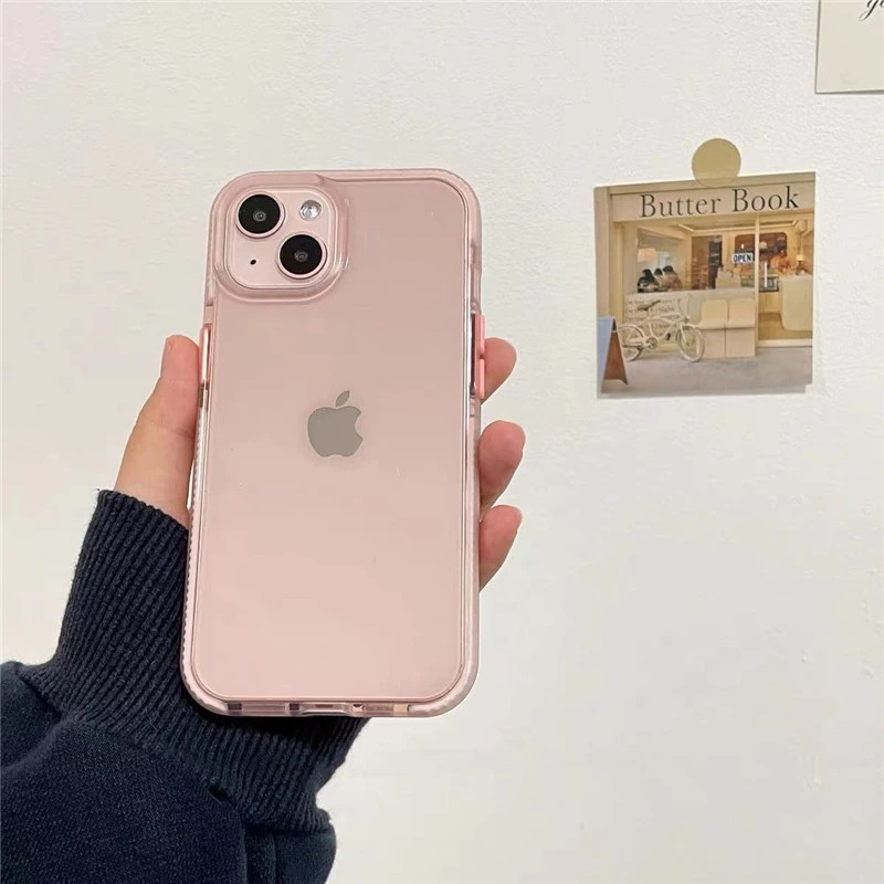 Pastel Pink Protective iPhone 13 Mini Case