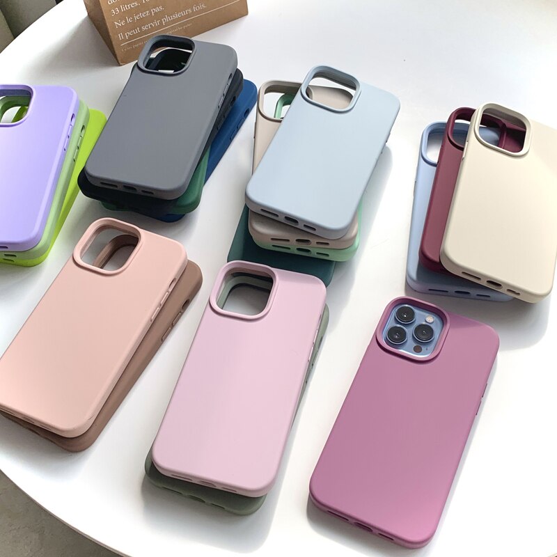 Pastel Silicone iPhone Cases