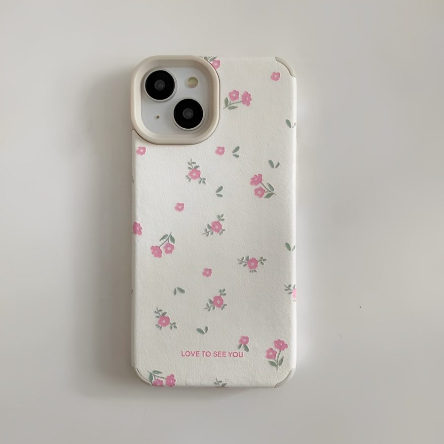 Pink Floral iPhone Cases