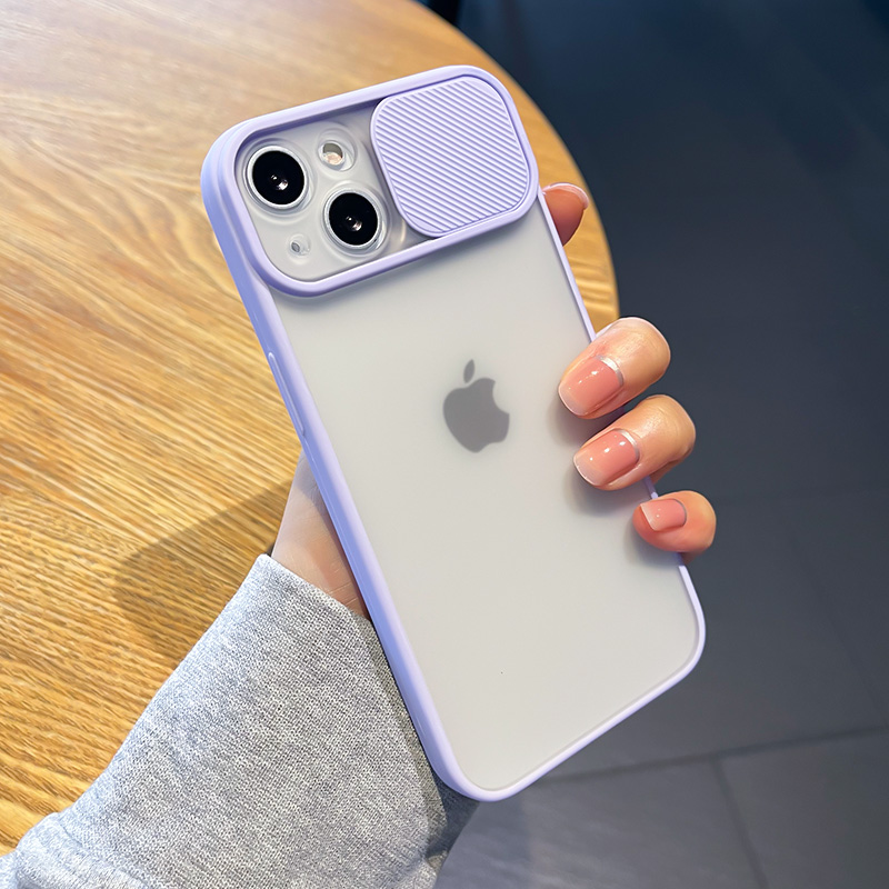 Purple Slide Camera iPhone Case