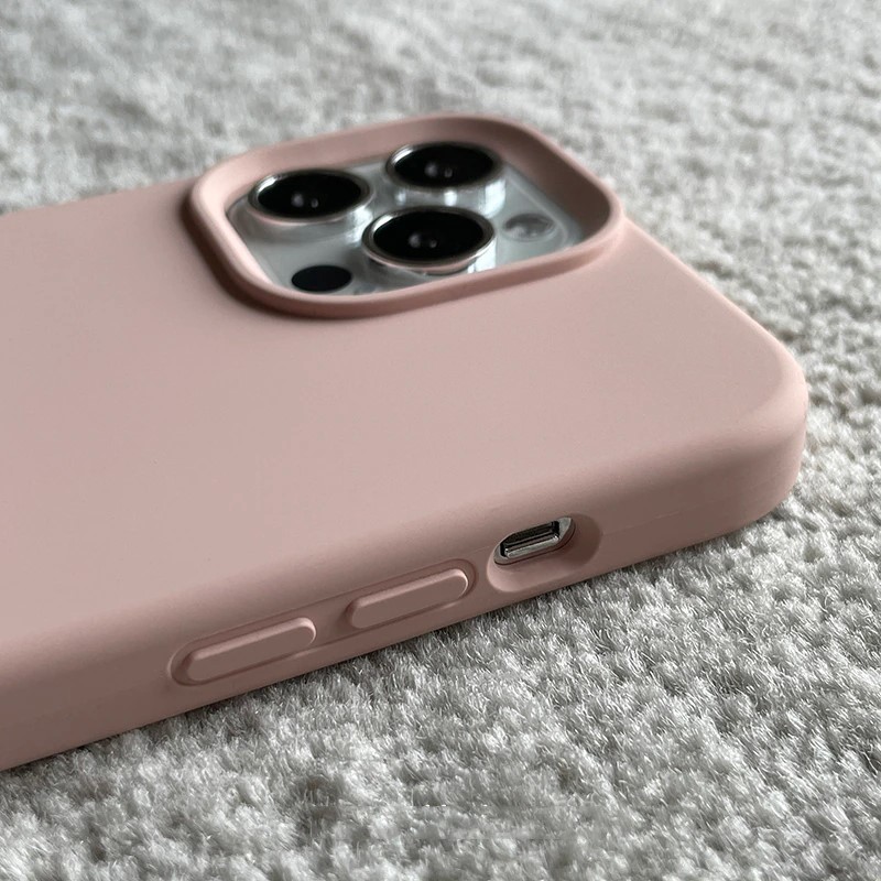 Pink Silicone iPhone Case