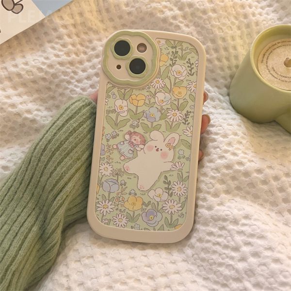 Rabbit In Flowers iPhone 12 Case