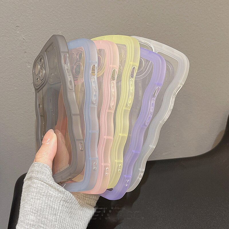 Clear Wavy iPhone Cases